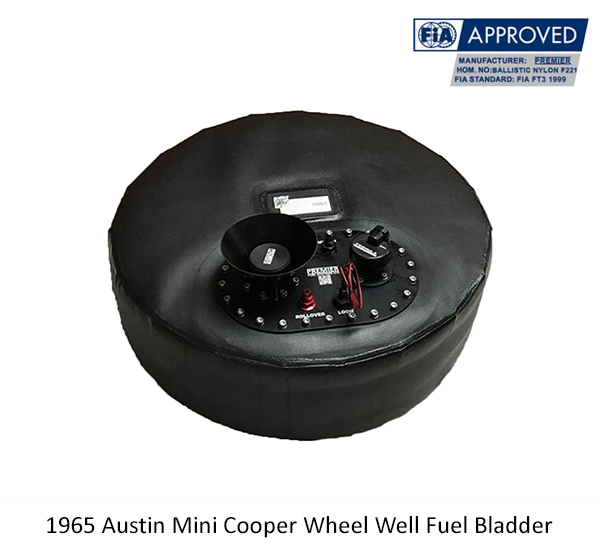 1965 Austin Mini Cooper Wheel Well Fuel Bladder